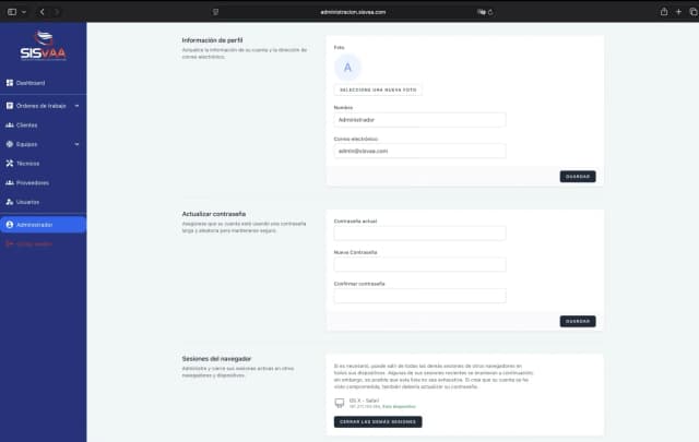 Login Sisvaa